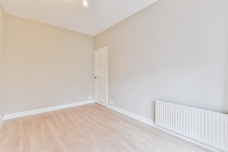 A cozy and bright room in a luxury houseの写真素材