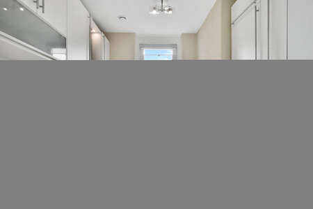 A bright kitchen in an elegant houseの写真素材