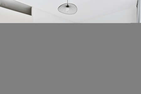 Designed in a minimalistic style bedroom interiorの写真素材