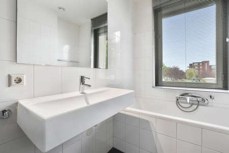 Interior design of beautiful and elegant bathroomの写真素材