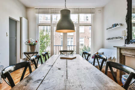 Luxury and beautiful dining room interior design