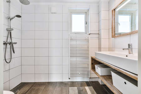 Interior design of luxury and beautiful bathroom