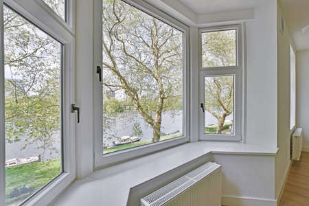 Beautiful window design in a modern house