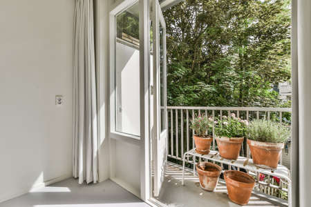 View of the beautiful balcony of the house