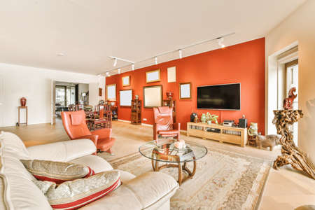 Design of a lovely stylish living room