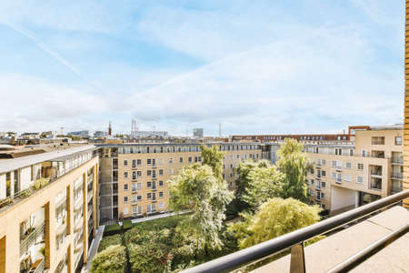 Amazing view from the balcony to the city