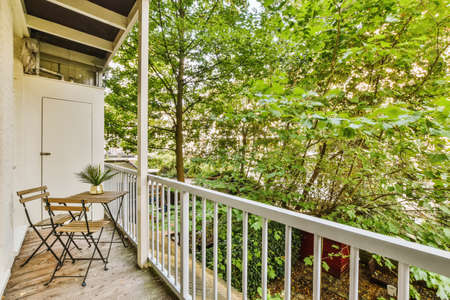 Design of a delightful balcony in an elite apartmentの写真素材