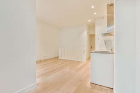 Spacious and bright room with parquet floors