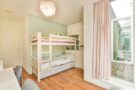 Luxury interior design of a modern childrens room