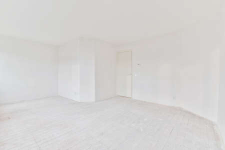 Interior design of empty bright room in elegant apartment