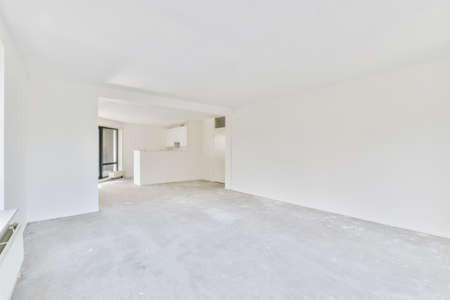 Large luxury room in an elegant apartmentの写真素材