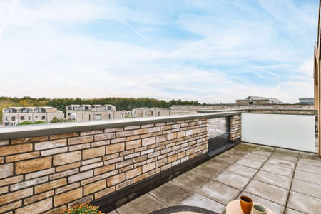 Stunning design of a gorgeous balcony with amazing views