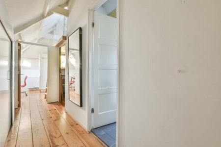 Luxury interior design of a modern houseの写真素材