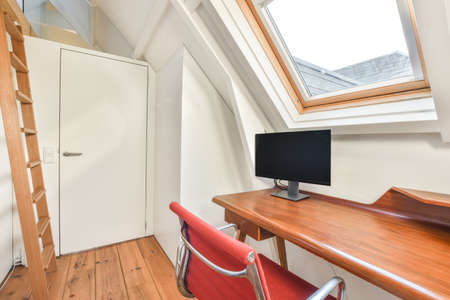 Cozy home office room in a luxury design