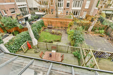 View of the beautiful veranda of the house
