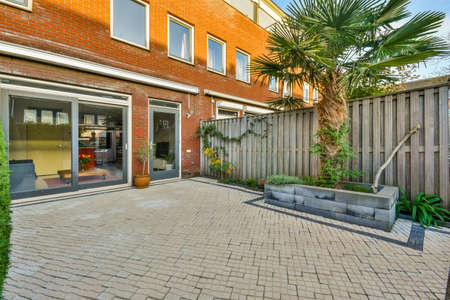 View of the beautiful veranda of the house