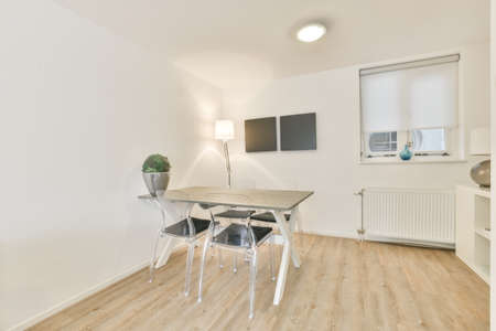 Spacious dining room of a luxury house