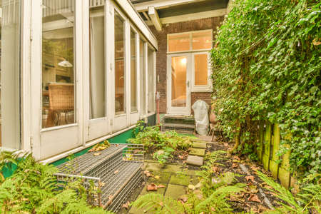 View of the beautiful veranda of the house