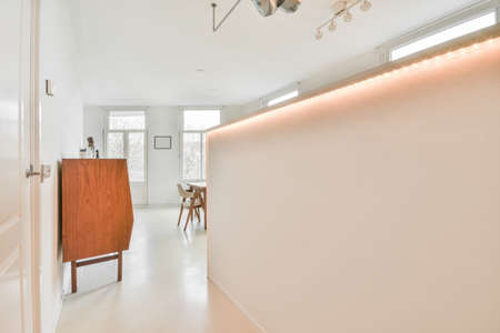 Interior of a modern house with a new renovation