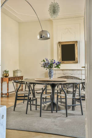 Luxury and beautiful dining room interior design