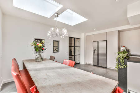 Luxury and beautiful dining room interior design