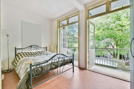 Luxury bedroom of house in beautiful designの写真素材