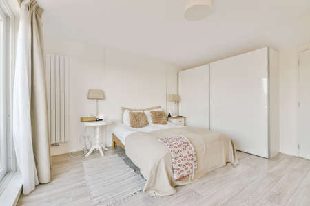 Luxury bedroom of house in beautiful design