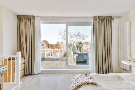 Interior of a spacious room in a luxury house