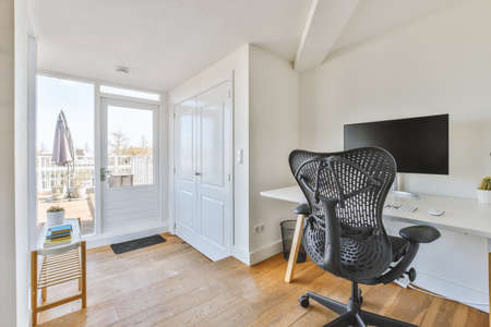 Interior of a spacious room in a luxury house