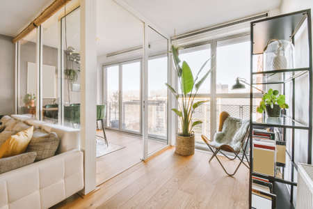 Luxury and beautiful living room interior designの写真素材