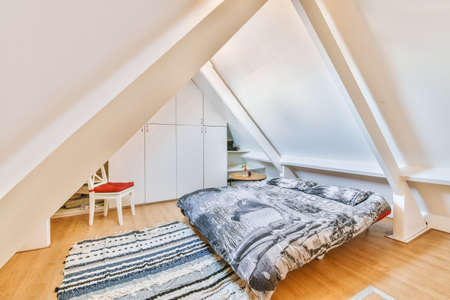 Luxury bedroom of house in beautiful design