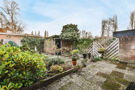 View of the beautiful veranda of the house