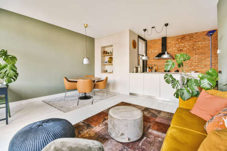 Luxury and beautiful living room interior design