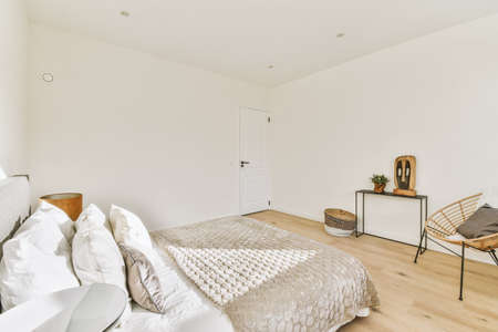 Luxury bedroom of house in beautiful design