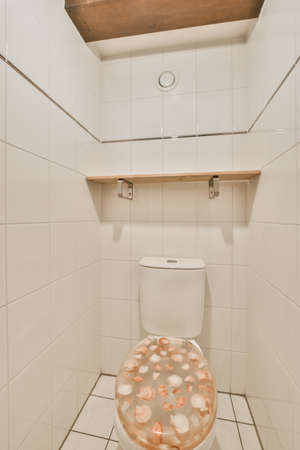 Bright minimalistic bathroom with modern designの写真素材