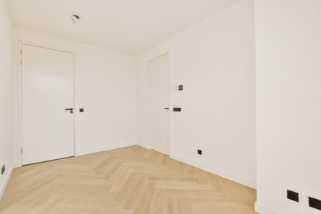 A cozy and spacious empty room in a luxury house