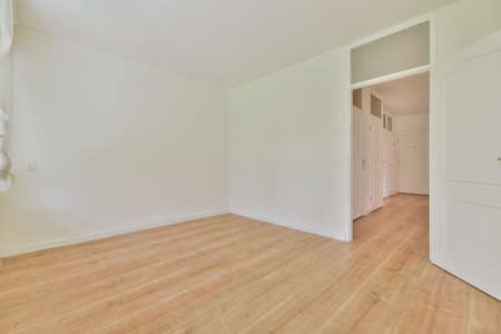 A cozy and spacious empty room in a luxury house