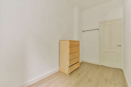 A cozy and spacious empty room in a luxury houseの写真素材