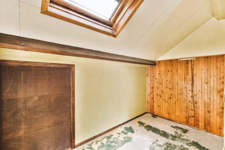A cozy and spacious empty room in a luxury house