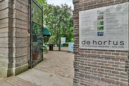the entrance to dehrus home and studio, which is located on the site of its former owner