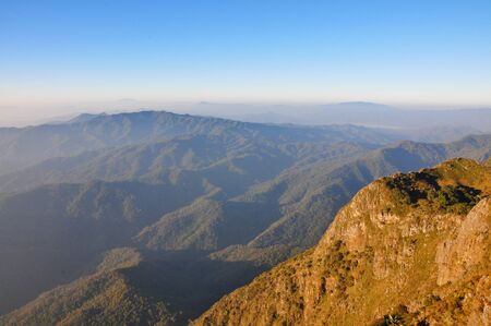 Mountain valley Chiang Mai thailandの写真素材