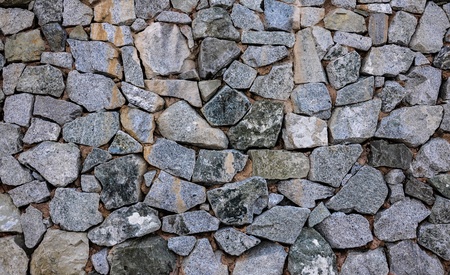 stone wall texture backgroundの写真素材