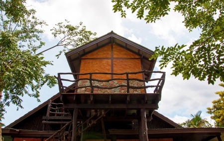Wooden house second floor