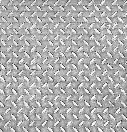 Aluminium dark list with rhombus shapesの写真素材