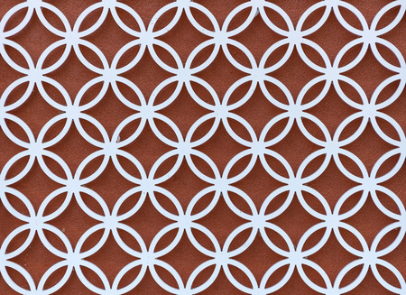 pattern of wrought iron gate element.