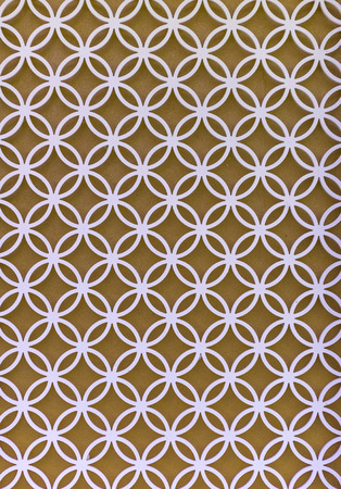 pattern of wrought iron gate element