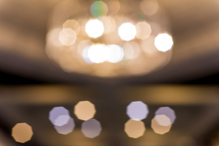 Abstract bokeh from Lighting decor for background.の写真素材
