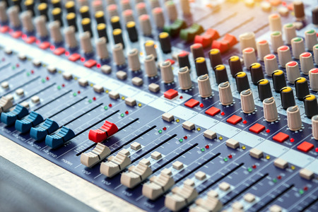 equipment for sound mixer control.