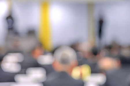 Blur of business Conference and Presentation in the conference hall.の写真素材