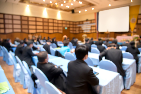 Blur of business Conference and Presentation in the conference hall.の写真素材